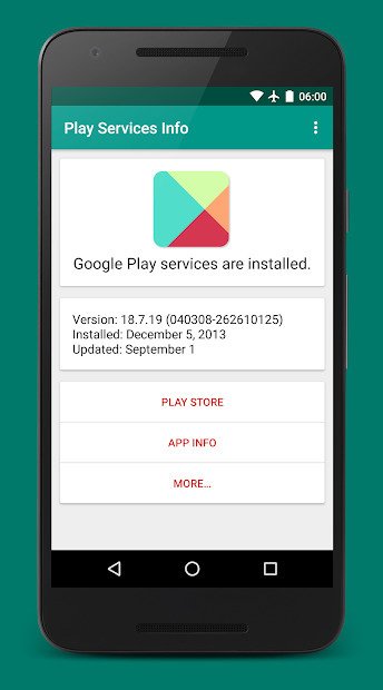 Download Play Services Info (Update) APK for Lenovo A560